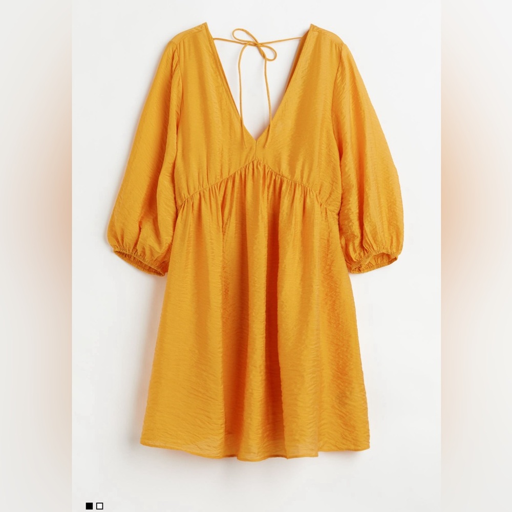 H&M Dark Yellow short dress